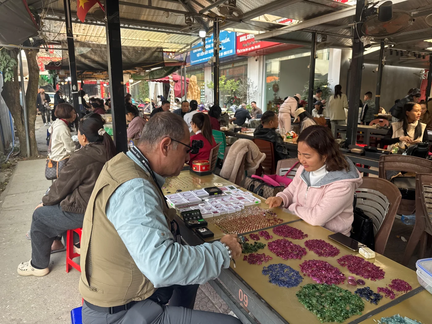 Luc Yen gem market, Vietnam